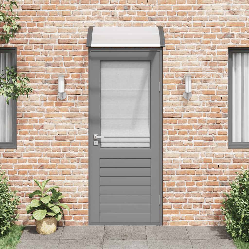 8720845680244_g_en_hd_1 vidaXL Door Canopy Black and Transparent 80x75 cm Polycarbonate - Image 3