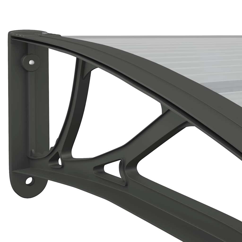 8720845680244_g_en_hd_4 vidaXL Door Canopy Black and Transparent 80x75 cm Polycarbonate - Image 6