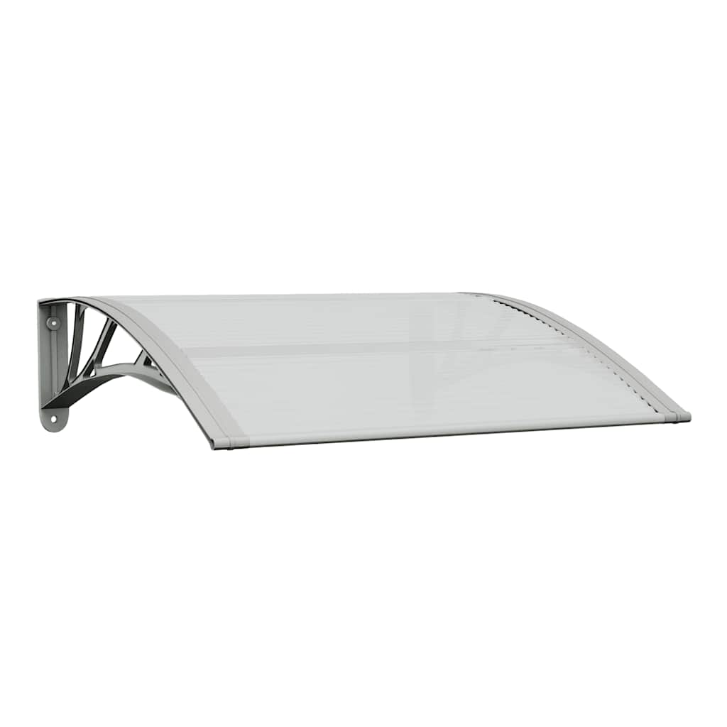 8720845680251_a_en_hd_1 vidaXL Door Canopy Grey and Transparent 80x75 cm Polycarbonate - Image 2