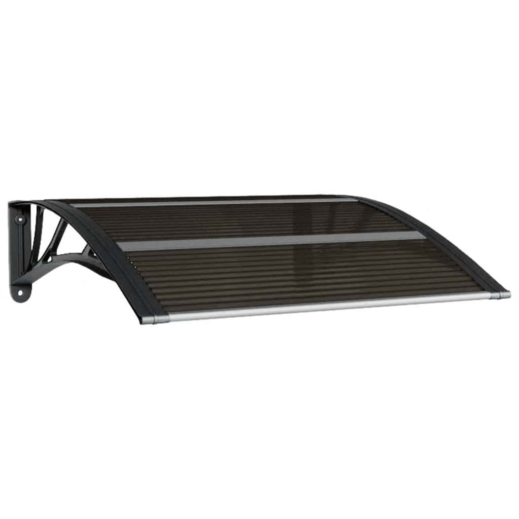 8720845680268_a_en_hd_1 vidaXL Door Canopy Black 80x75 cm Polycarbonate - Image 2