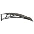 vidaXL Door Canopy Black 100x80 cm Polycarbonate - Image 5