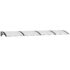 vidaXL Door Canopy Black and Transparent 350x75 cm Polycarbonate - Image 2