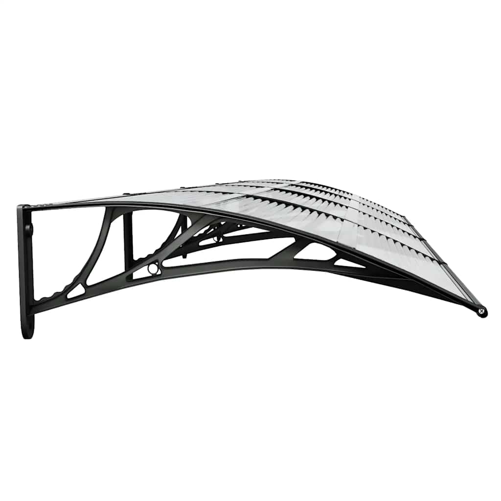 8720845680305_g_en_hd_3 vidaXL Door Canopy Black and Transparent 350x75 cm Polycarbonate - Image 5
