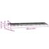 vidaXL Door Canopy Black and Transparent 350x75 cm Polycarbonate - Image 7