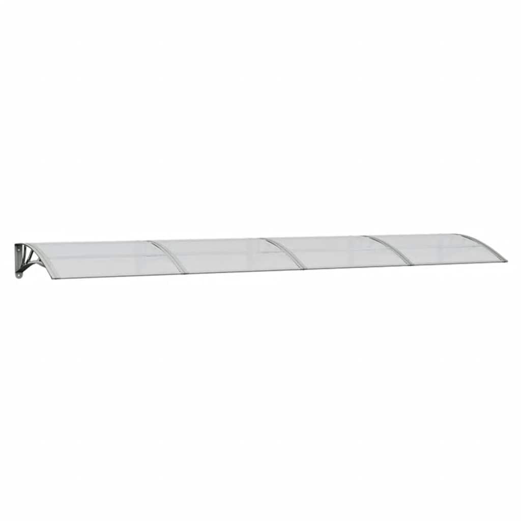 8720845680312_a_en_hd_1 vidaXL Door Canopy Grey and Transparent 350x80 cm Polycarbonate - Image 2
