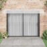 vidaXL Door Canopy Grey and Transparent 350x80 cm Polycarbonate - Image 3