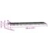 vidaXL Door Canopy Grey and Transparent 350x80 cm Polycarbonate - Image 7