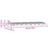 vidaXL Door Canopy Black 350x100 cm Polycarbonate - Image 7