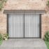 vidaXL Door Canopy Black 350x100 cm Polycarbonate - Image 3