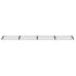 vidaXL Door Canopy Black and Transparent 400x75 cm Polycarbonate - Image 4