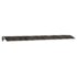 vidaXL Door Canopy Black 400x75 cm Polycarbonate - Image 2