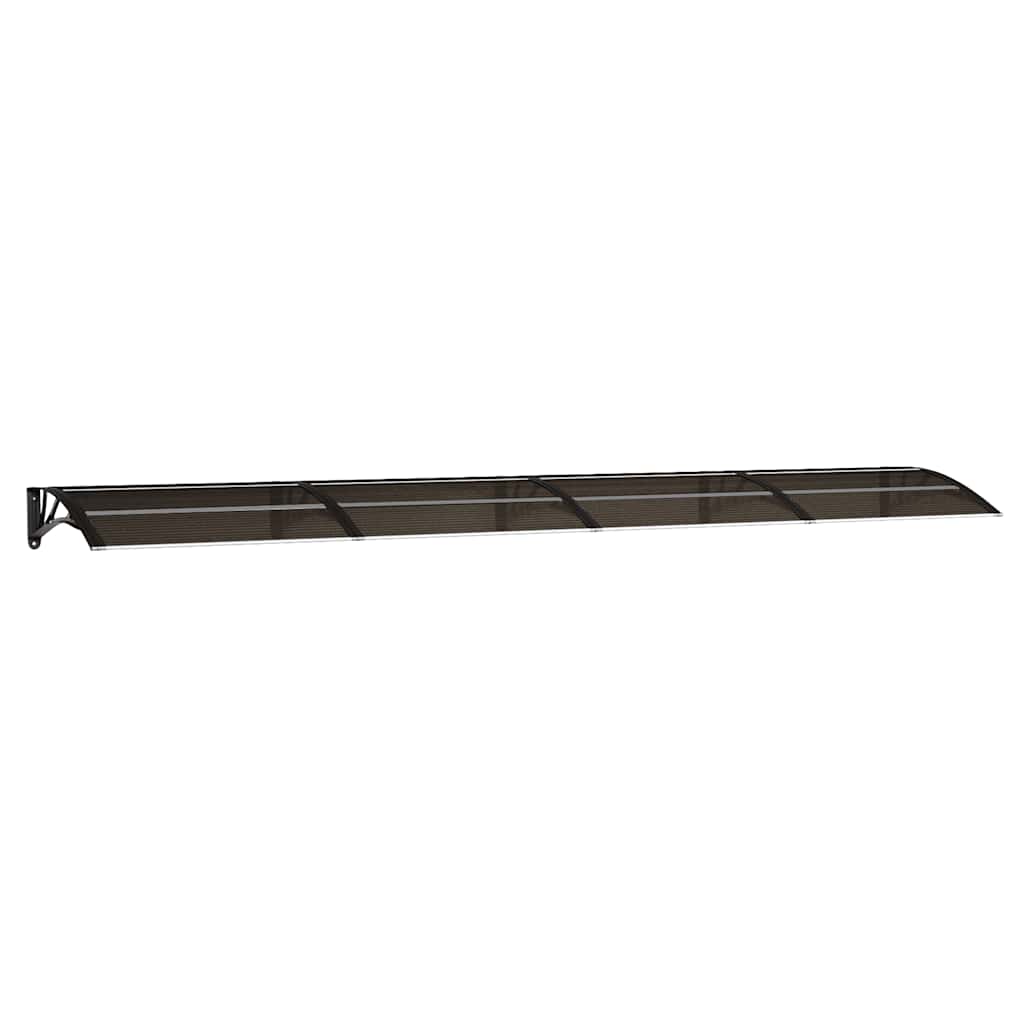 8720845680381_a_en_hd_1 vidaXL Door Canopy Black 400x75 cm Polycarbonate - Image 2