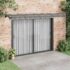 vidaXL Door Canopy Black 400x75 cm Polycarbonate