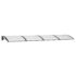 vidaXL Door Canopy Black 400x100 cm Polycarbonate - Image 2