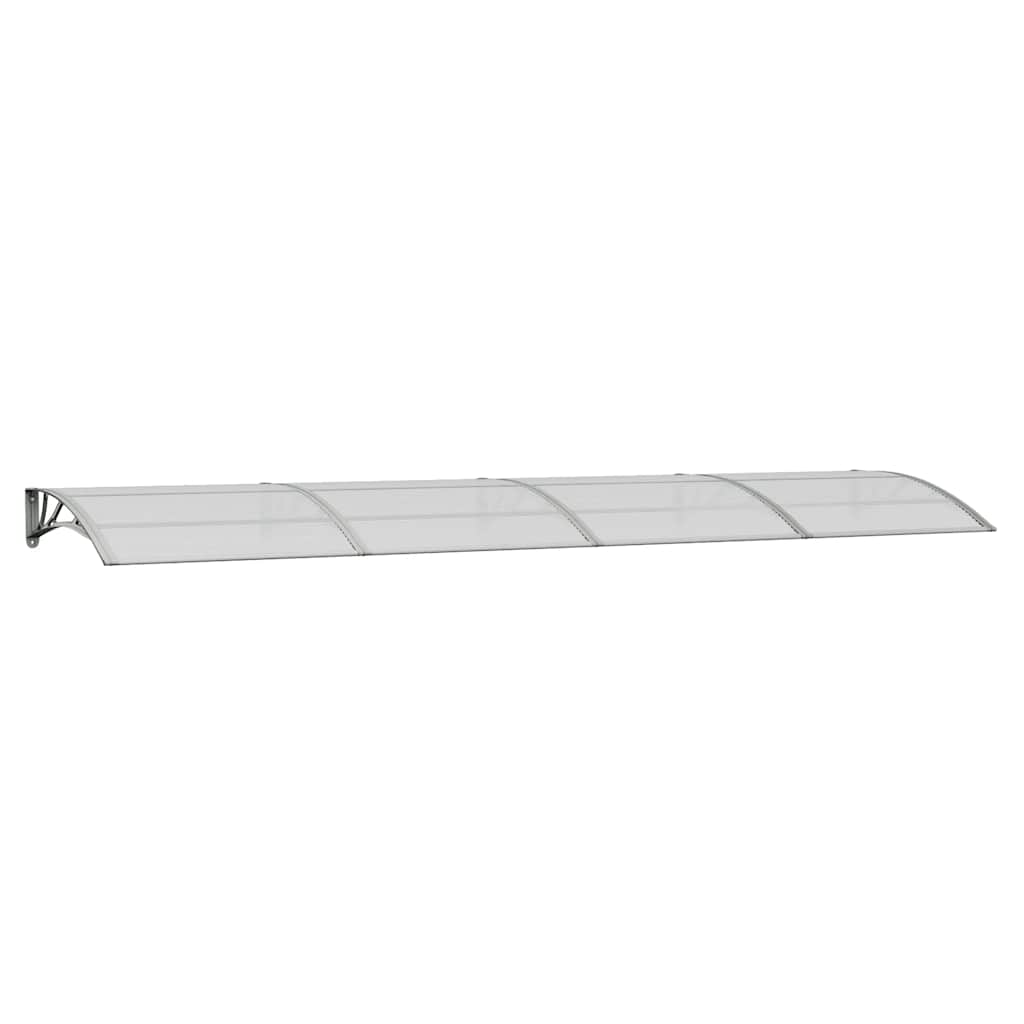 8720845680404_a_en_hd_1 vidaXL Door Canopy Grey 400x100 cm Polycarbonate - Image 2