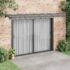 vidaXL Door Canopy Black 400x100 cm Polycarbonate