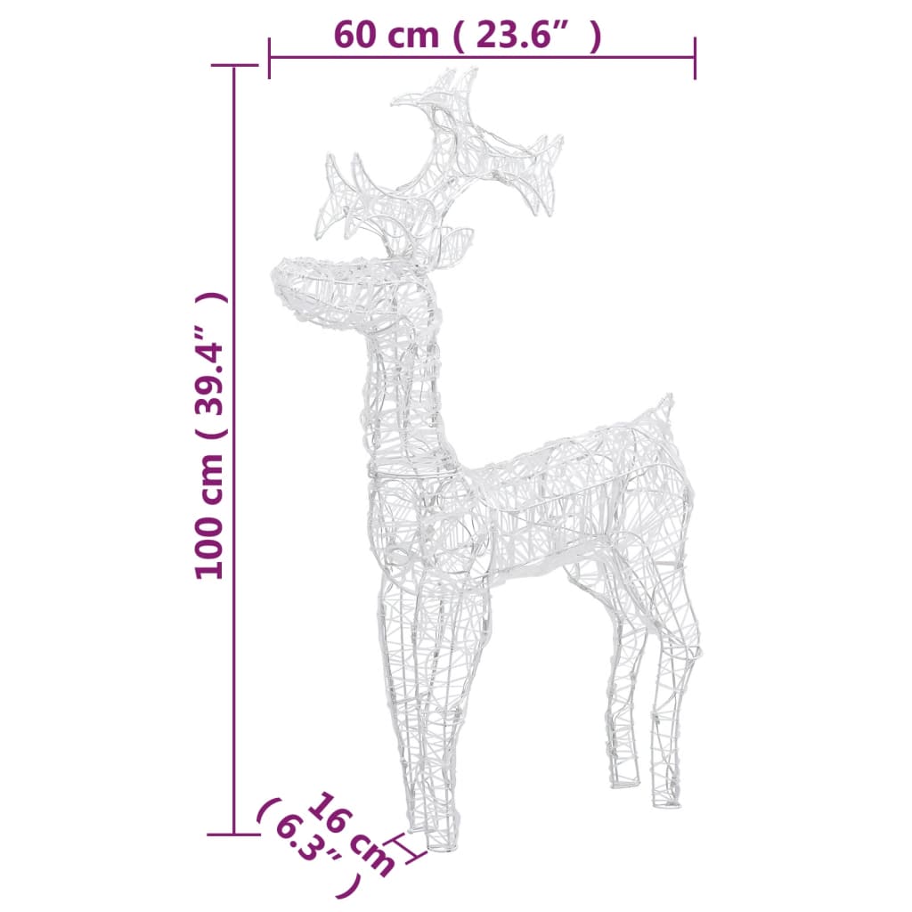 8720845681210_g_en_hd_7 vidaXL Reindeer Christmas Decorations 2 pcs 60x16x100 cm Acrylic - Image 9
