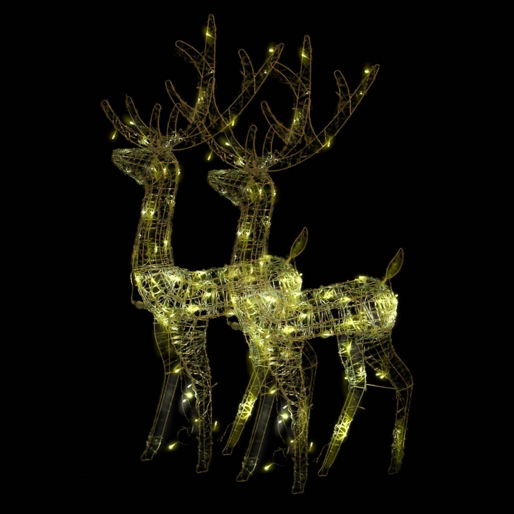 8720845681272_a_en_hd_1 vidaXL Acrylic Reindeer Christmas Decorations 2 pcs 120 cm Warm White - Image 2