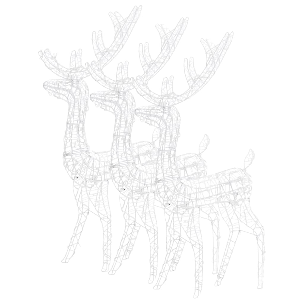 8720845681289_g_en_hd_2 vidaXL Acrylic Reindeer Christmas Decorations 3 pcs 120 cm Warm White - Image 4