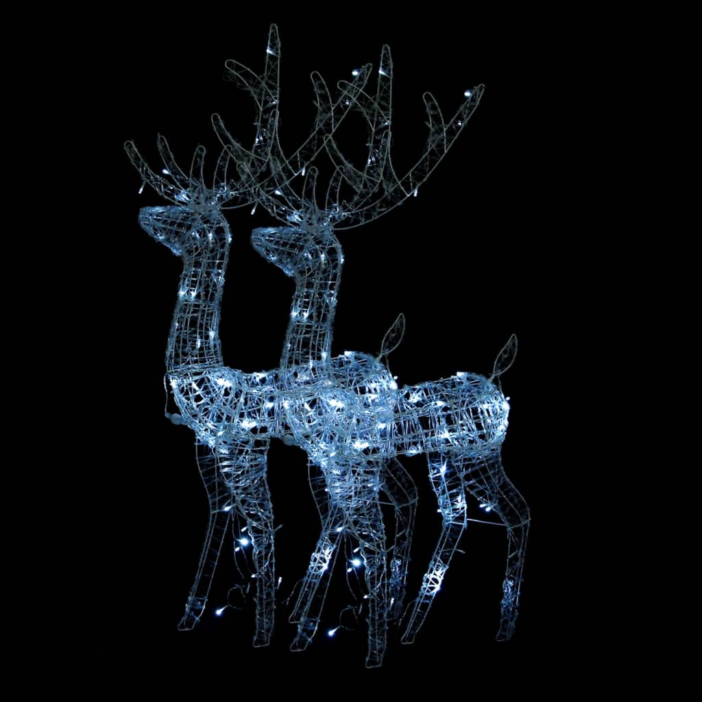 8720845681302_a_en_hd_1 vidaXL Acrylic Reindeer Christmas Decorations 2 pcs 120 cm Cold White - Image 2