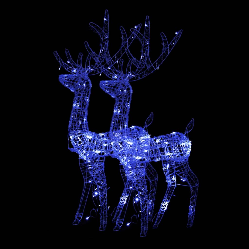8720845681333_a_en_hd_1 vidaXL Acrylic Reindeer Christmas Decorations 2 pcs 120 cm Blue - Image 2