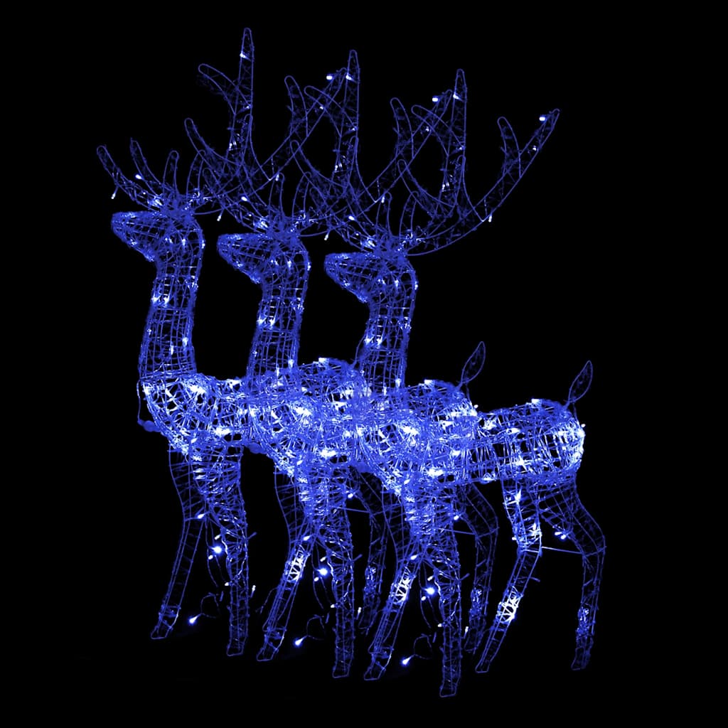 8720845681340_a_en_hd_1 vidaXL Acrylic Reindeer Christmas Decorations 3 pcs 120 cm Blue - Image 2