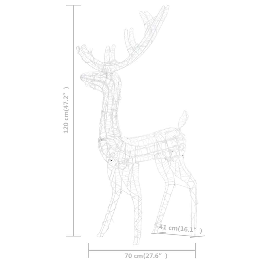 8720845681364_g_en_hd_8 vidaXL Acrylic Reindeer Christmas Decorations 2 pcs 120cm Multicolour - Image 9