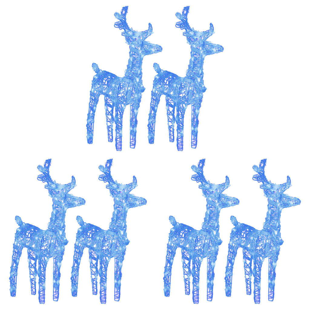 8720845681777_a_en_hd_1 vidaXL Christmas Reindeers 6 pcs Blue 240 LEDs Acrylic - Image 2