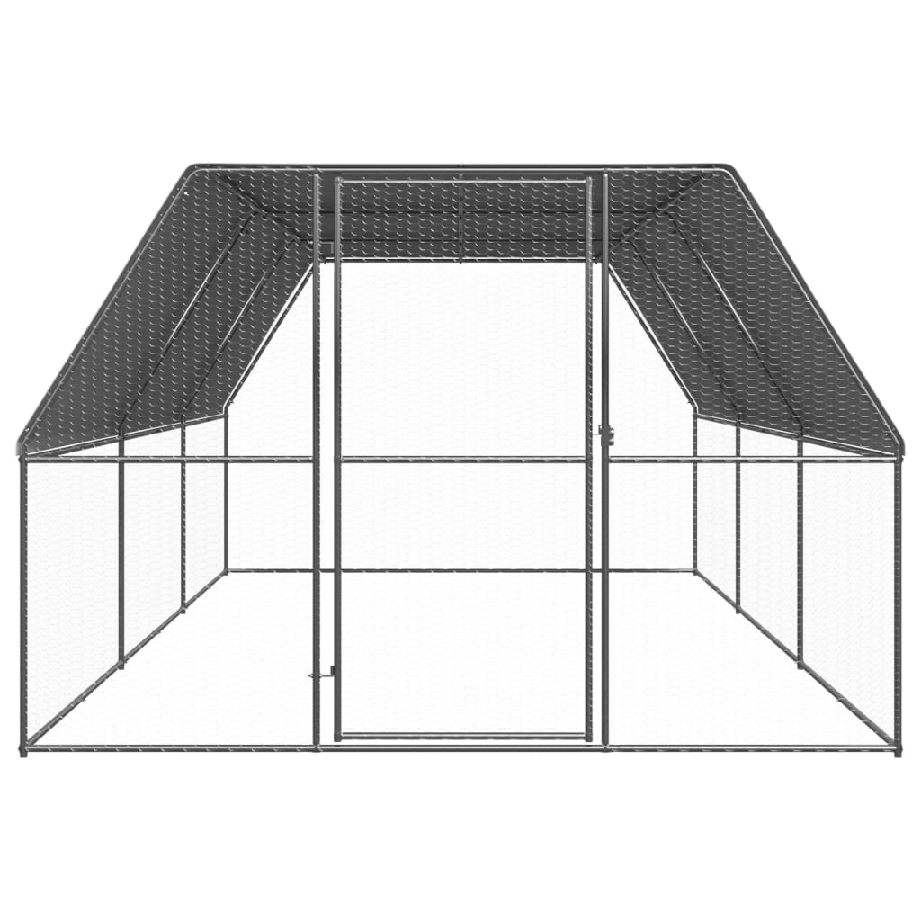 8720845682590_g_en_hd_1 vidaXL Outdoor Chicken Cage 3x6x2 m Galvanised Steel - Image 2