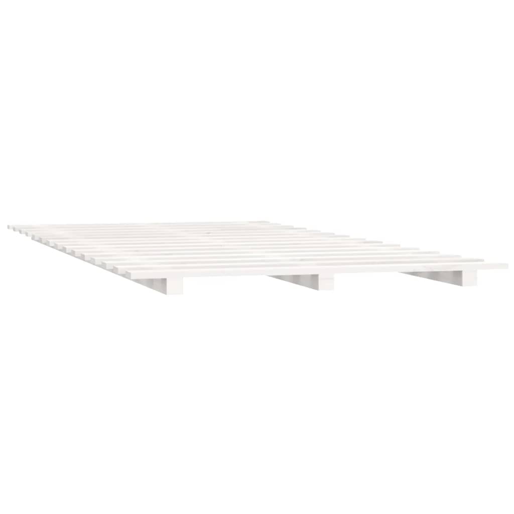 8720845682927_g_en_hd_2 vidaXL Bed Frame without Mattress White 150x200 cm Solid Wood Pine - Image 4