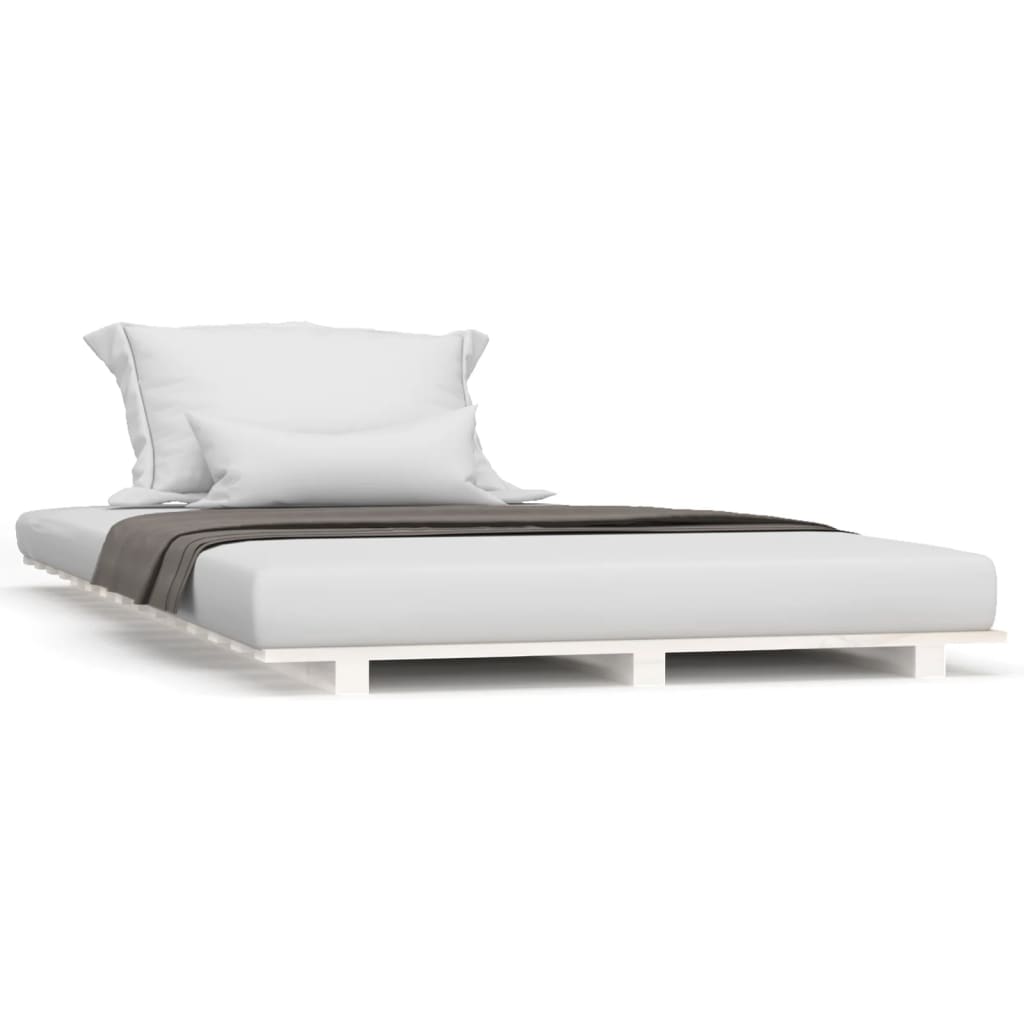 8720845683078_a_en_hd_1 vidaXL Bed Frame without Mattress White 90x190 cm Solid Wood Pine - Image 2