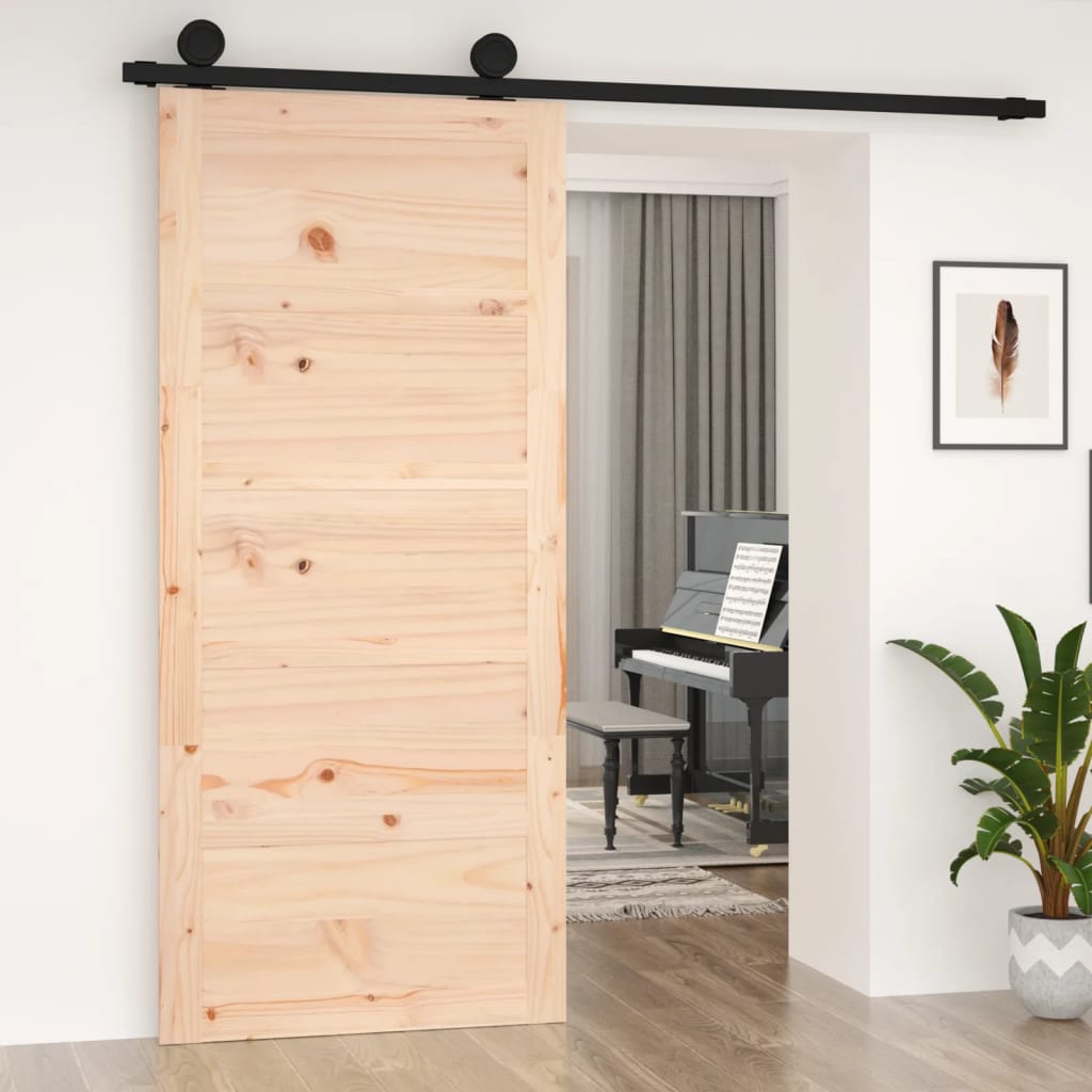 8720845683368_g_en_hd_1 vidaXL Barn Door 90x1.8x204.5 cm Solid Wood Pine - Image 3