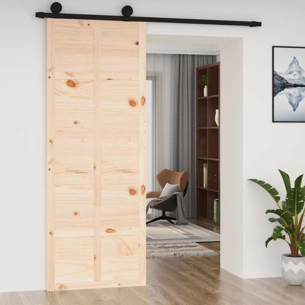 8720845683467_g_en_hd_1 vidaXL Barn Door 80x1.8x214 cm Solid Wood Pine - Image 3