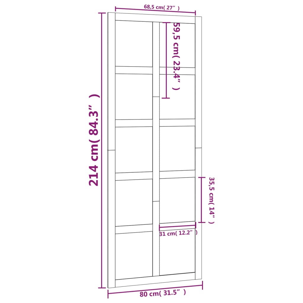8720845683467_g_en_hd_5 vidaXL Barn Door 80x1.8x214 cm Solid Wood Pine - Image 7