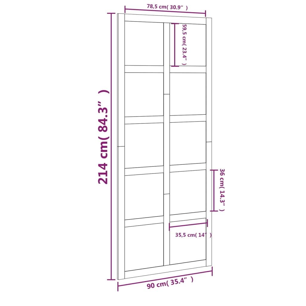 8720845683511_g_en_hd_5 vidaXL Barn Door 90x1.8x214 cm Solid Wood Pine - Image 7