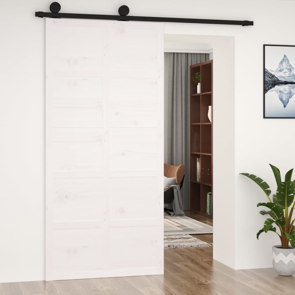8720845683573_g_en_hd_1 vidaXL Barn Door White 100x1.8x214 cm Solid Wood Pine - Image 3