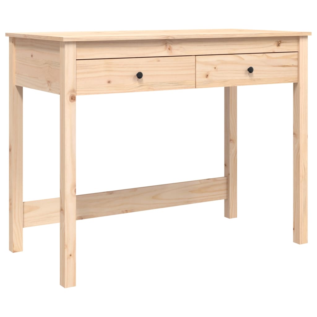 8720845683610_a_en_hd_1 vidaXL Desk with Drawers 100x50x78 cm Solid Wood Pine - Image 2
