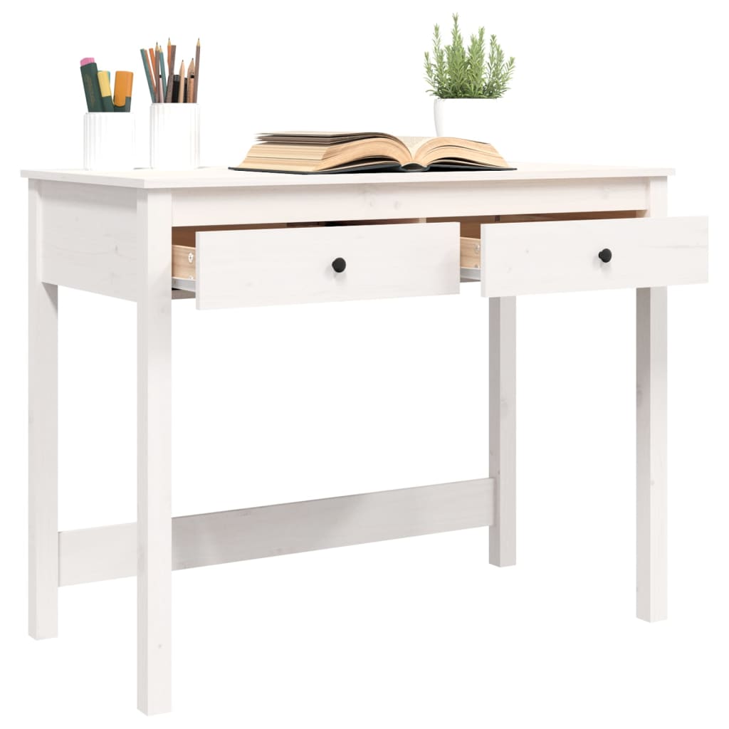 8720845683627_g_en_hd_3 vidaXL Desk with Drawers White 100x50x78 cm Solid Wood Pine - Image 6