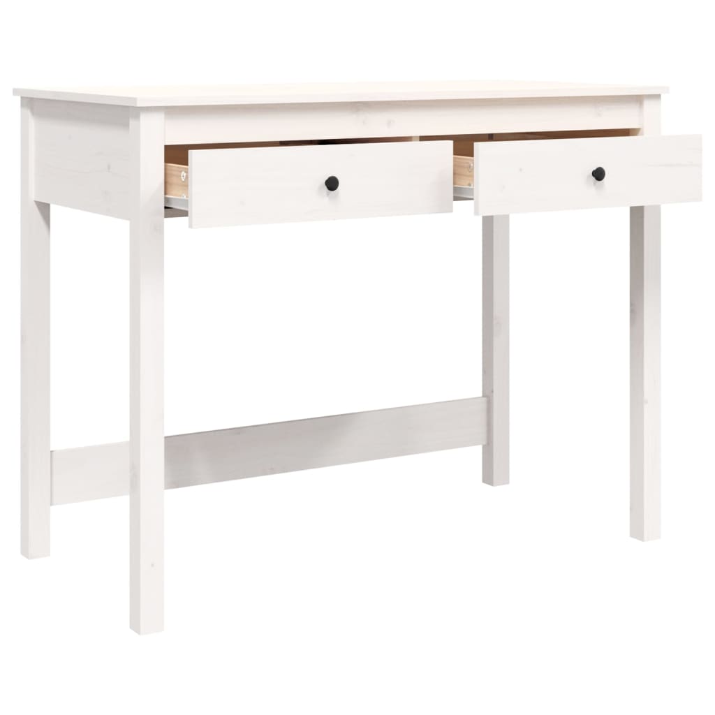 8720845683627_g_en_hd_5 vidaXL Desk with Drawers White 100x50x78 cm Solid Wood Pine - Image 8