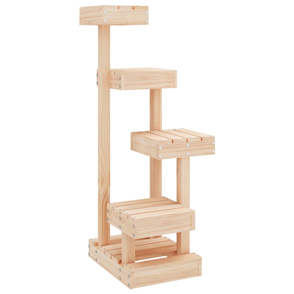 8720845683665_a_en_hd_1 vidaXL Cat Tree 45.5x49x103 cm Solid Wood Pine - Image 2