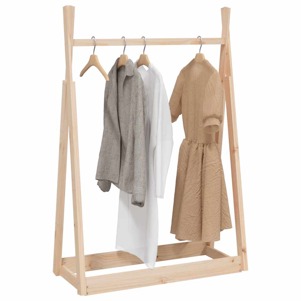 8720845687014_g_en_hd_1 vidaXL Clothes Rack 100x45x150 cm Solid Wood Pine - Image 3