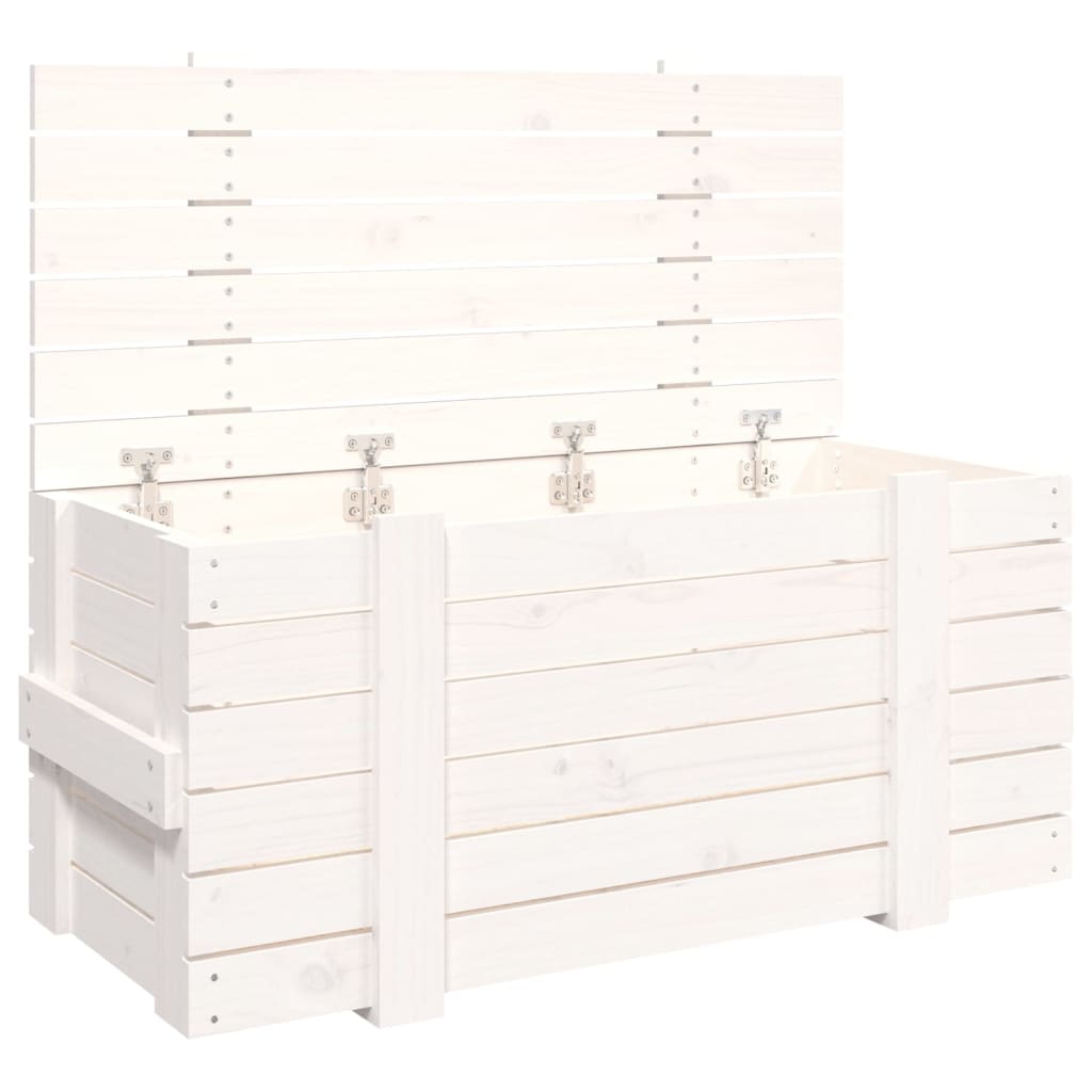 8720845687175_a_en_hd_1 vidaXL Storage Box White 91x40.5x42 cm Solid Wood Pine - Image 2