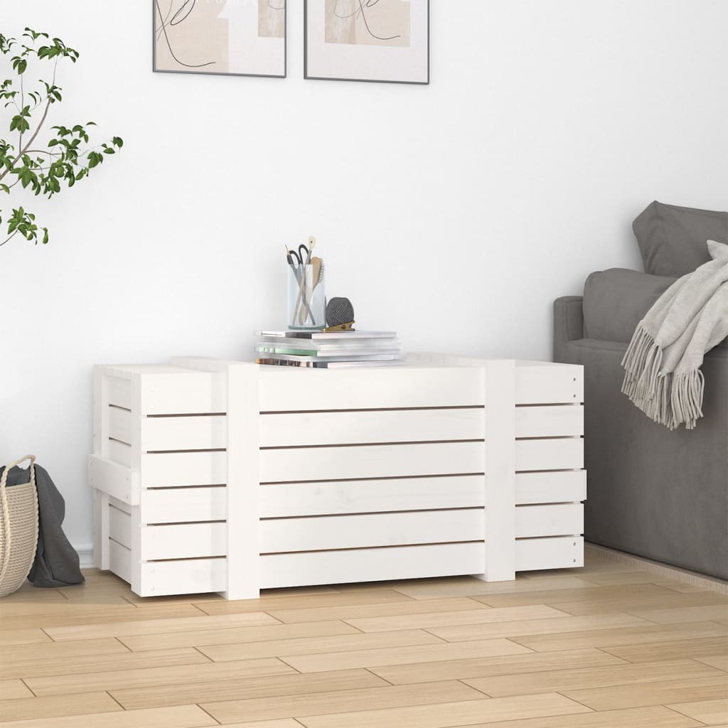 8720845687175_g_en_hd_1 vidaXL Storage Box White 91x40.5x42 cm Solid Wood Pine - Image 3