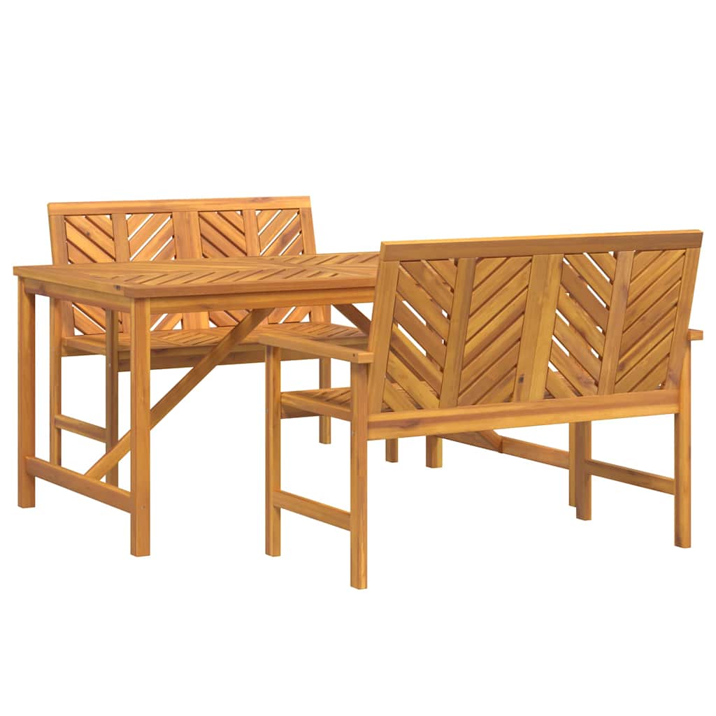 8720845689384_wbg-an-m_en_hd_3 vidaXL Garden Dining Set 3 pcs Brown 150 x 90 x 74 cm - Image 2