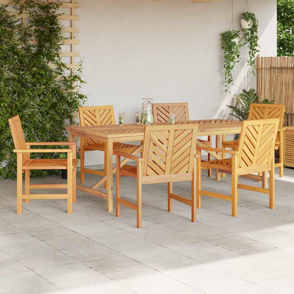 8720845689438_mo-im_en_hd_2 vidaXL Garden Dining Set 7 pcs Brown 200 x 90 x 74 cm - Image 4