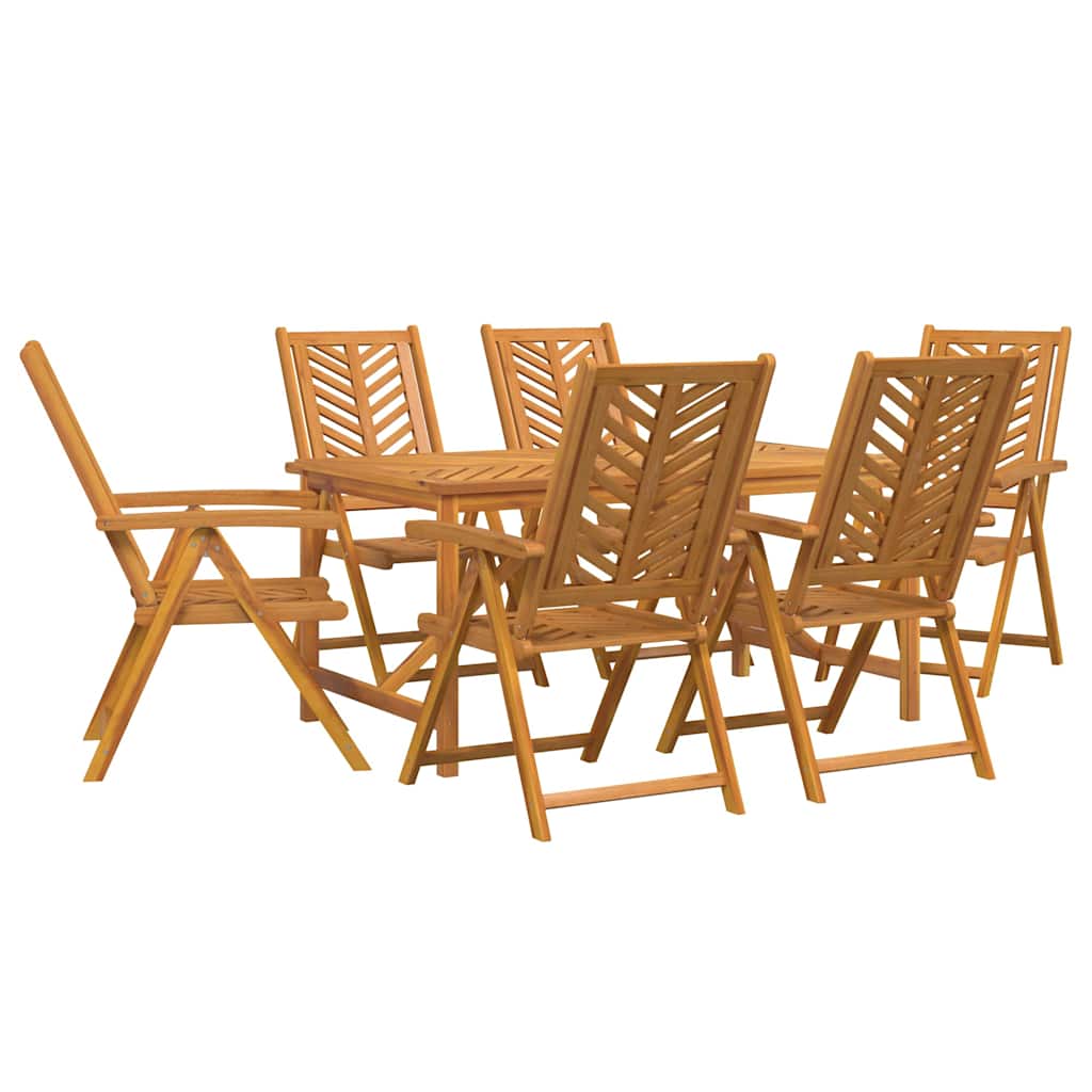8720845689513_wbg-an-m_en_hd_3 vidaXL Garden Dining Set 7 pcs Brown 150 x 90 x 74 cm - Image 2