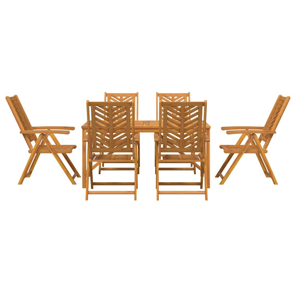 8720845689513_wbg-fr_en_hd_4 vidaXL Garden Dining Set 7 pcs Brown 150 x 90 x 74 cm - Image 7