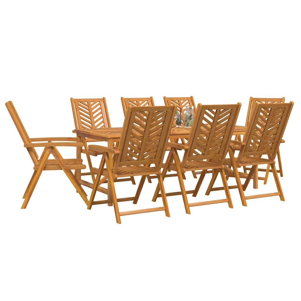 8720845689537_wbg-mo_en_hd_1 vidaXL Garden Dining Set 9 pcs Brown 200 x 90 x 74 cm - Image 3