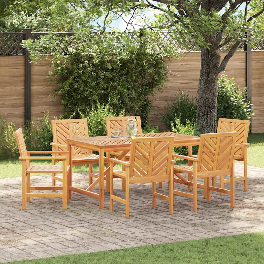 vidaXL Garden Dining Chairs 6 pcs Brown 59 x 62.5 x 89 cm
