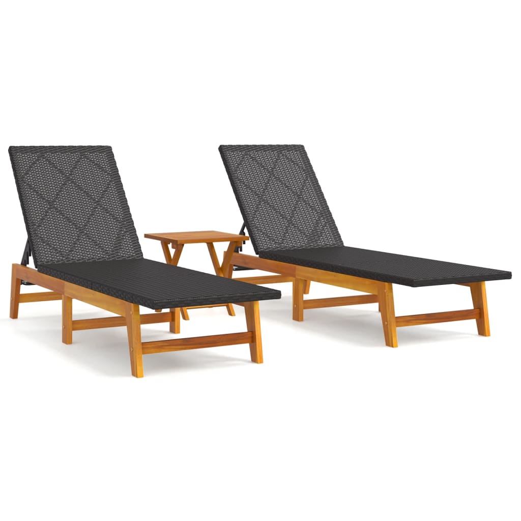 8720845689780_a_en_hd_1 vidaXL 3 Piece Garden Lounge Set Poly Rattan&Solid Wood Acacia - Image 2